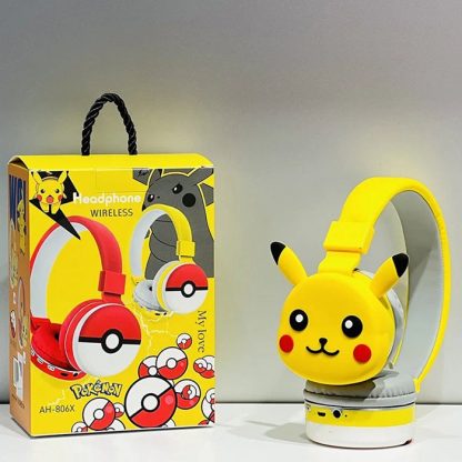 Pikachu 3D Bluetooth Headset in Gelb oder Rot für Kinder – Bild 6