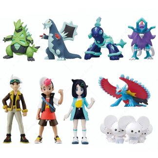 Pokemon Figuren Friede, Roy, Liko, Iron Thorns, Roaring Moon, Walking Wake, Terapagos, Baxcalibur oder Maushold