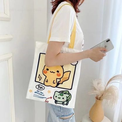 Praktische Stoff Tragetasche mit Pokemon Motiv – Bild 3