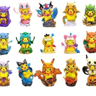 Pikachu Cosplay Figuren - Gengar, Glurak, Bisasam, Enton uvm. (ca. 10-12cm)