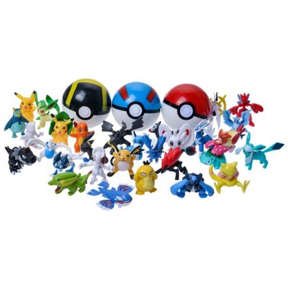 Pokemon Geschenkbox 36 Figuren und 3 Pokebälle – Bild 4