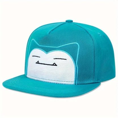 Tolle Relaxo Snorlax Baseball Cap in Schwarz oder Grün für Erwachsene – Bild 3