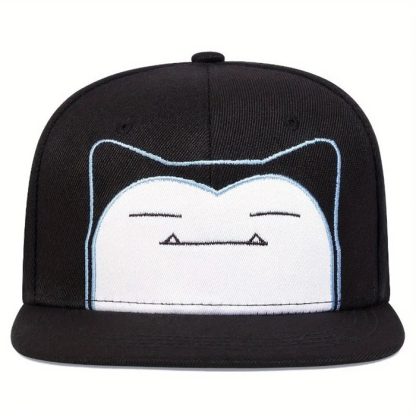 Tolle Relaxo Snorlax Baseball Cap in Schwarz oder Grün für Erwachsene – Bild 4