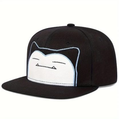 Tolle Relaxo Snorlax Baseball Cap in Schwarz oder Grün für Erwachsene – Bild 5