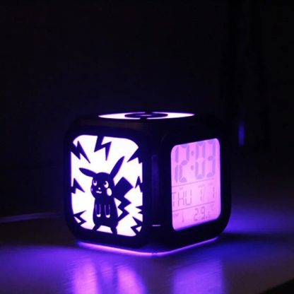 Pokemon Pikachu LED Nachtlicht Wecker – Bild 3