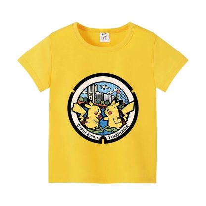 Bunte Kinder T-Shirts mit Pokemon Motiven – Bild 2