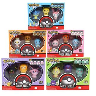Pokemon Figuren mit wechselnden Gesichtern im 3er Pack