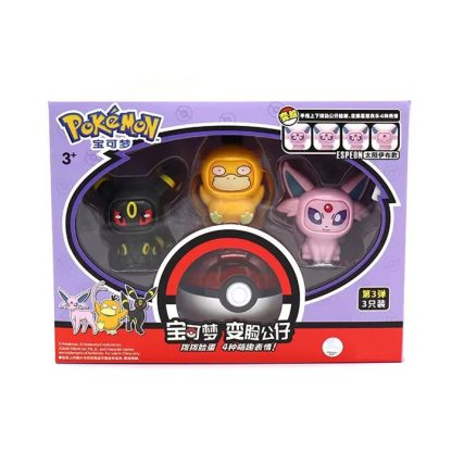 Pokemon Figuren mit wechselnden Gesichtern im 3er Pack – Bild 4