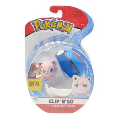 Wct Pokémon Clip'n Go Spielzeug Figure mit Pokeball Pummeluff – Bild 3