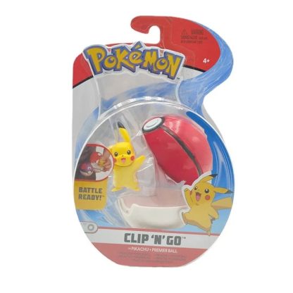Wct Pokémon Clip'n Go Spielzeug Figure mit Pokeball Pummeluff – Bild 4