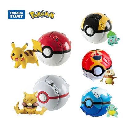 Pop'n throw Pokebälle mit Pokemon Figur – Bild 3