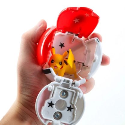 Pop'n throw Pokebälle mit Pokemon Figur – Bild 5