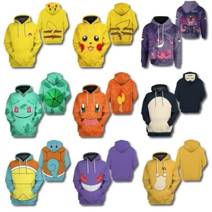 Pokemon Hoodie Sweater in vielen Motiven – Bild 2