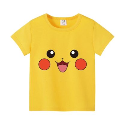 Sommerliche T-Shirts mit Pokemon Motiv für Kinder – Bild 6