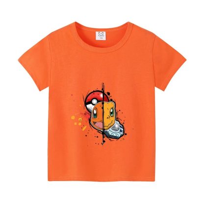 Sommerliche T-Shirts mit Pokemon Motiv für Kinder – Bild 8