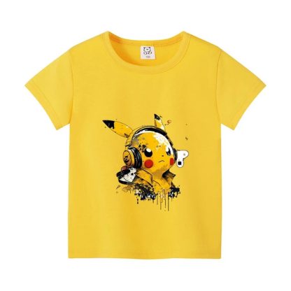 Sommerliche T-Shirts mit Pokemon Motiv für Kinder – Bild 16