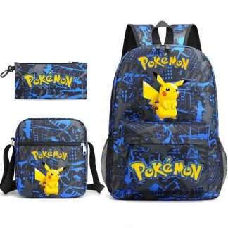 Pokemon Go Rucksack Set mit Rucksack, Federtasche und Tasche