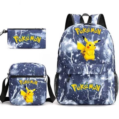 Pokemon Go Rucksack Set mit Rucksack, Federtasche und Tasche – Bild 5