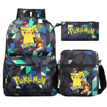 Pokemon Go Rucksack Set mit Rucksack, Federtasche und Tasche – Bild 7