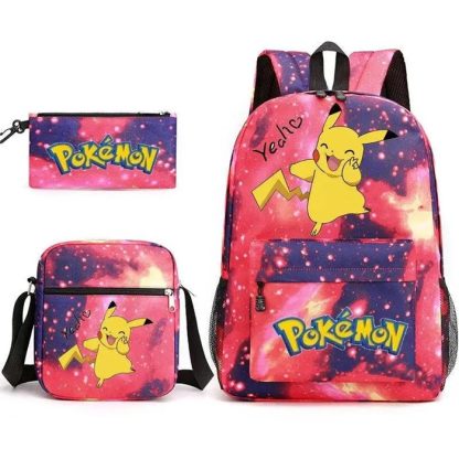 Pokemon Go Rucksack Set mit Rucksack, Federtasche und Tasche – Bild 13