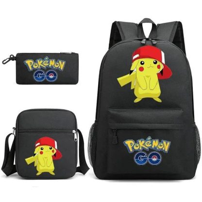 Pokemon Go Rucksack Set mit Rucksack, Federtasche und Tasche – Bild 19