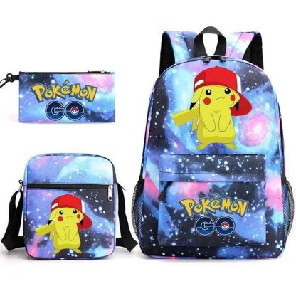 Pokemon Go Rucksack Set mit Rucksack, Federtasche und Tasche – Bild 20