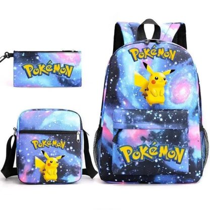 Pokemon Go Rucksack Set mit Rucksack, Federtasche und Tasche – Bild 22