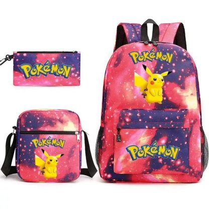 Pokemon Go Rucksack Set mit Rucksack, Federtasche und Tasche – Bild 23