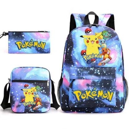 Pokemon Go Rucksack Set mit Rucksack, Federtasche und Tasche – Bild 27
