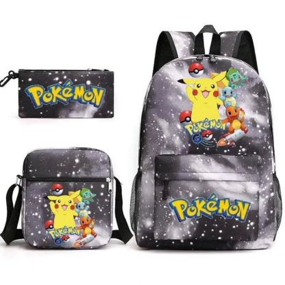 Pokemon Go Rucksack Set mit Rucksack, Federtasche und Tasche – Bild 31