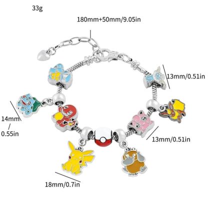 Pokemon Anime Armband mit Anhängern – Bild 7