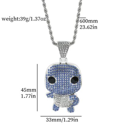 Stylishe Bling bling Pokemon Halsketten - viele Motive – Bild 13