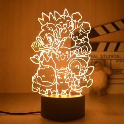 Einfarbige Pokemon Nachtlampen in vielen Motiven – Bild 2