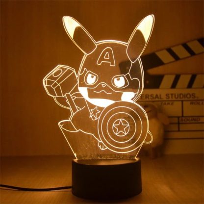 Einfarbige Pokemon Nachtlampen in vielen Motiven – Bild 6