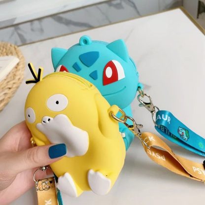 Pokemon Tasche Umhängetaschen für Kinder Mini Geldbörse – Bild 4
