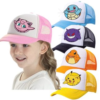 Pokemon Kinder Baseball Caps Pikachu Mützen für den Sommer