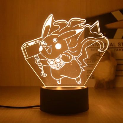 Einfarbige Pokemon Nachtlampen in vielen Motiven – Bild 30