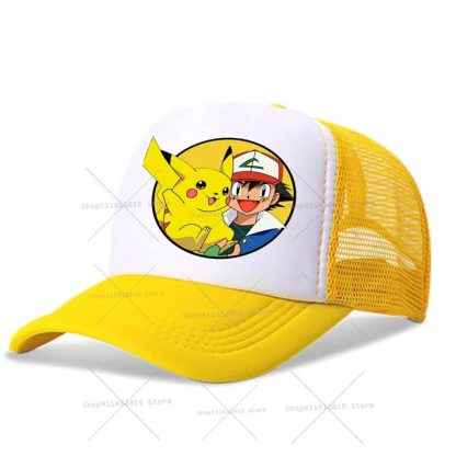 Pokemon Kinder Baseball Caps Pikachu Mützen für den Sommer – Bild 12