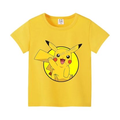 Pokemon Pikachu Sommer T-Shirts für Kinder – Bild 7