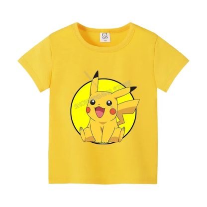 Pokemon Pikachu Sommer T-Shirts für Kinder – Bild 11