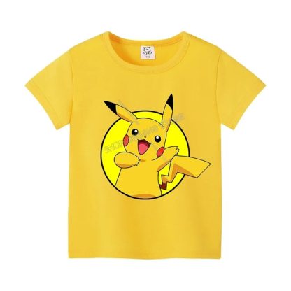 Pokemon Pikachu Sommer T-Shirts für Kinder – Bild 12