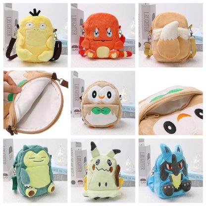 Plüschige Taschen und Rucksäcke mit Pokemon Motiven – Bild 2