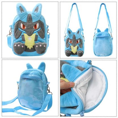 Plüschige Taschen und Rucksäcke mit Pokemon Motiven – Bild 4