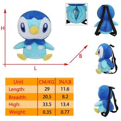 Plüschige Taschen und Rucksäcke mit Pokemon Motiven – Bild 12