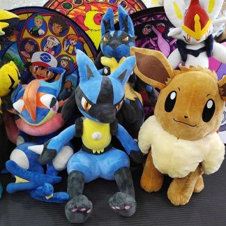 Pokemon XXL Kuscheltiere Lucario, Quajutsu, Zeraora Liberlo Glaziola u. a.