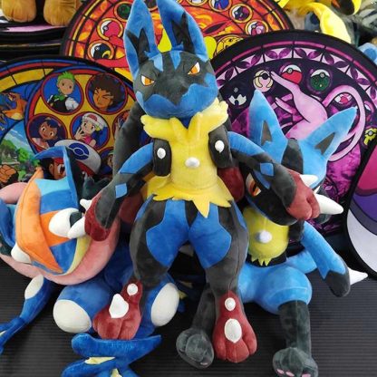Pokemon XXL Kuscheltiere Lucario, Quajutsu, Zeraora Liberlo Glaziola u. a. – Bild 4