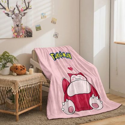 Pokemon Decke in vielen Motiven (Pikachu, Evoli etc.) – Bild 18