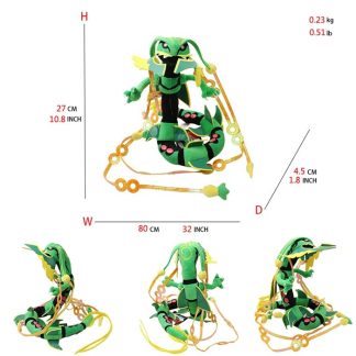 Rayquaza Plüschtiere in verschiedenen Formen - Mega Raayquaza, Schillernd uvm.