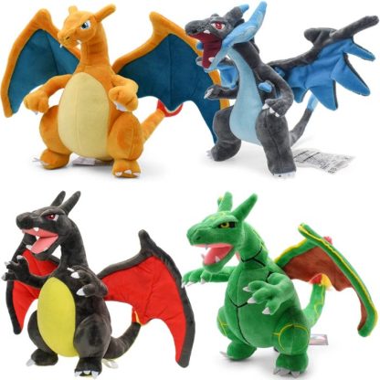 Glurak Plüsch Pokemon in verschiedenen Formen, Mega Y, Mega X, Schillernd uvm.