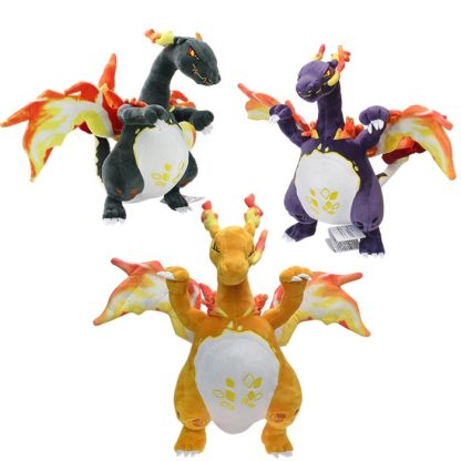 Glurak Plüsch Pokemon in verschiedenen Formen, Mega Y, Mega X, Schillernd uvm. – Bild 3